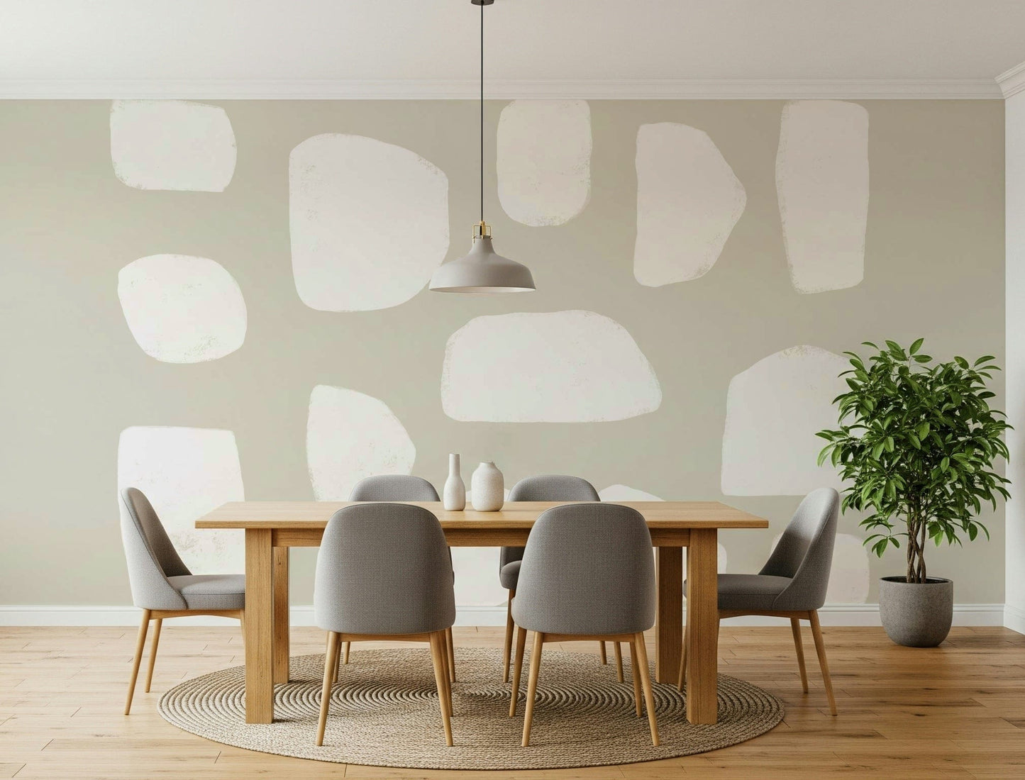 A serene modern rock texture wall mural for your decor.