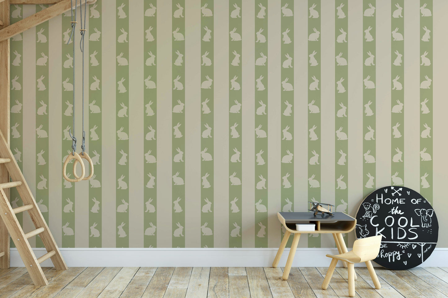 The design feels peaceful and playful.

