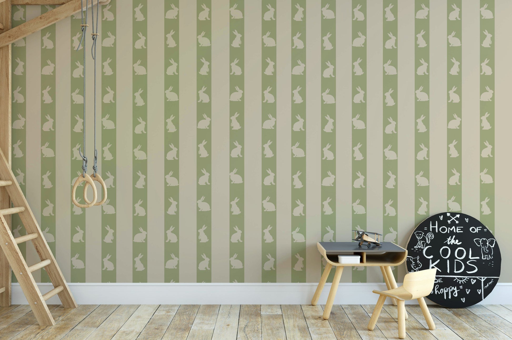 The design feels peaceful and playful.

