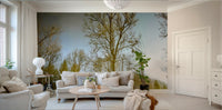 Nature photography tree mural
