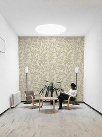 Gentle botanical wallpaper for peaceful rooms

