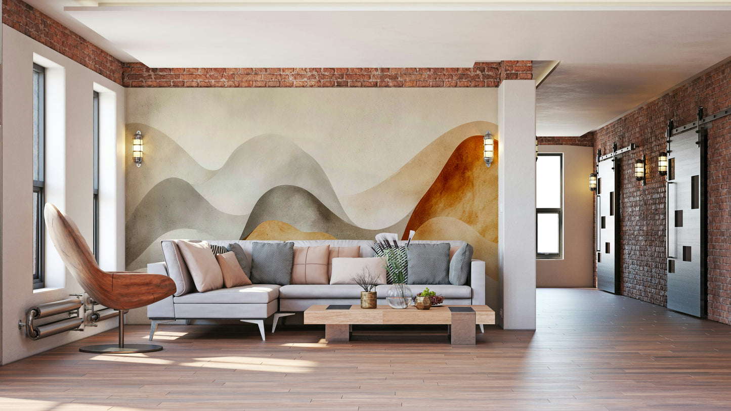 Calming natural wallpaper

