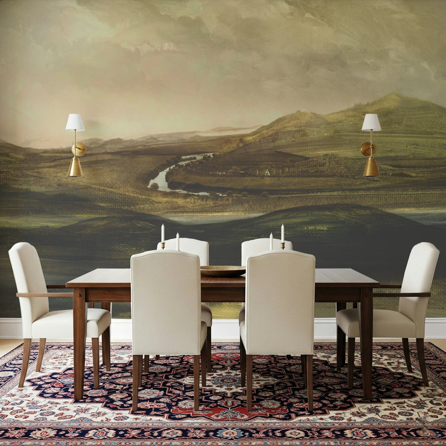 Painted Valley Vista Wall Mural -2925053