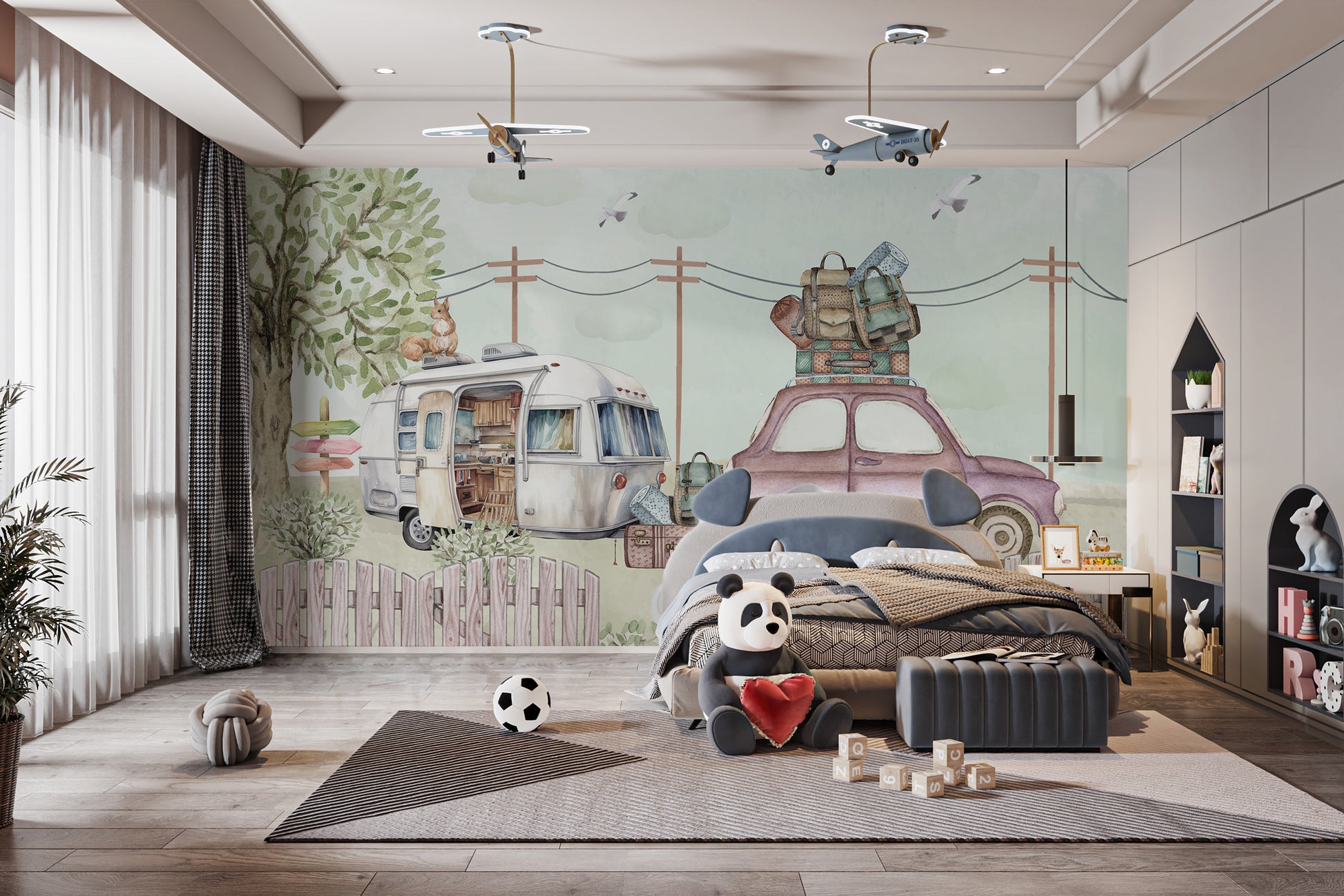 Gypsy Caravan Capers Mural - Giffywalls