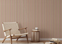 Trendy wallpaper with soft tan streak patterns