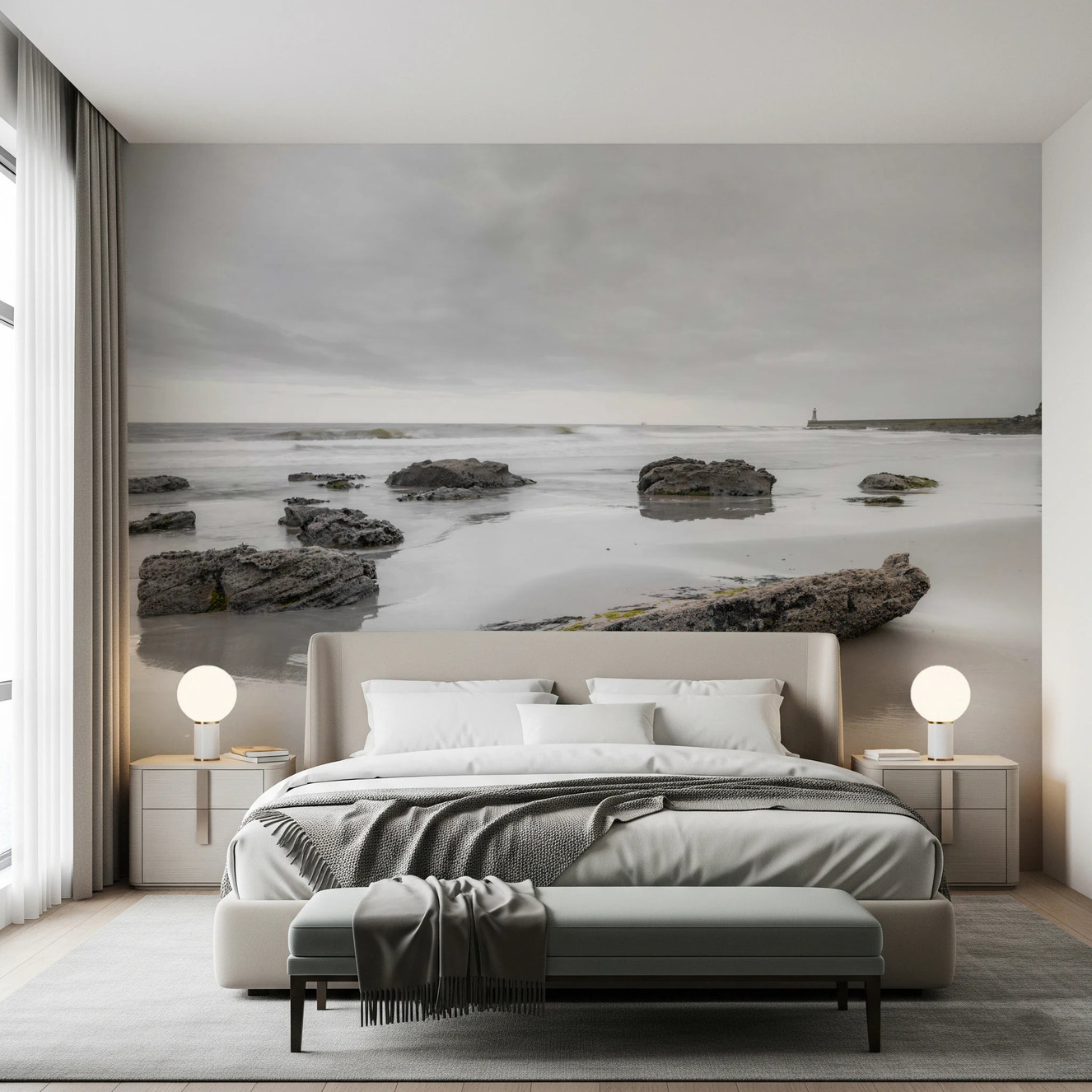 Shoreline Hues Wall Mural