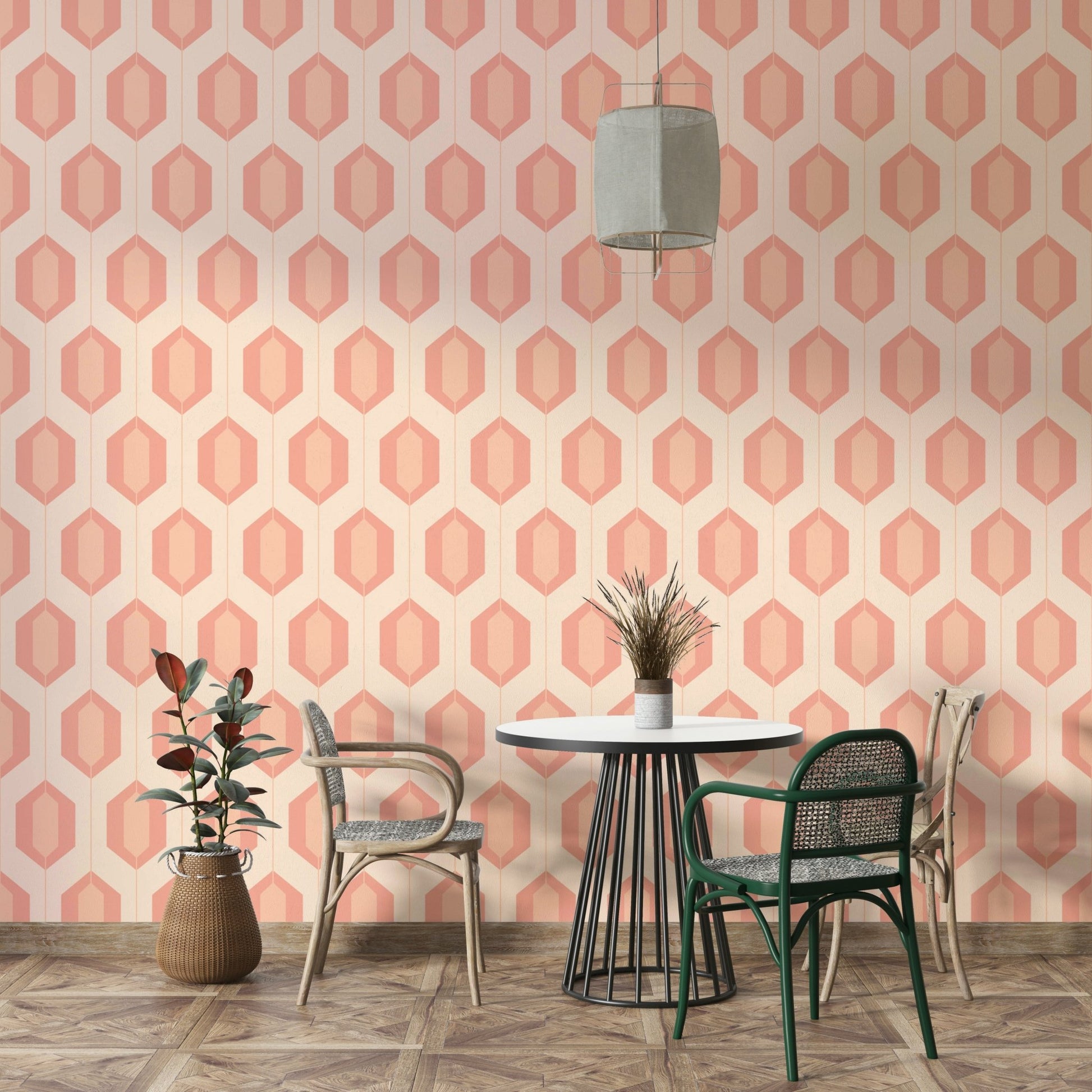 Subtle blush tones offering a serene and refined atmosphere

