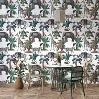 Delicate foliage design in Silva Original Wallpaper

