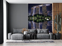 Singaore Reflection Wall Mural