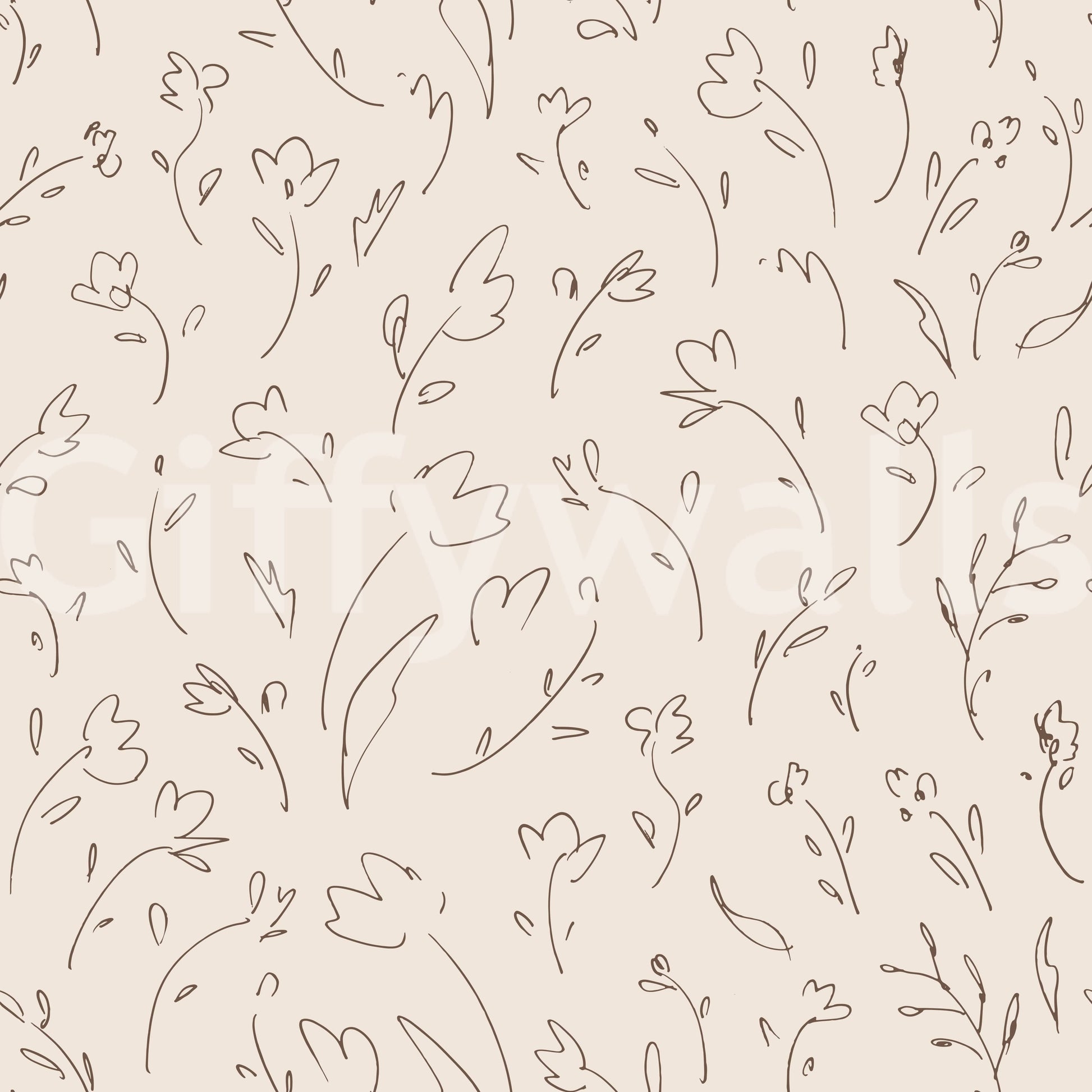 Sophisticated tan silhouette backdrop style wallpaper.
