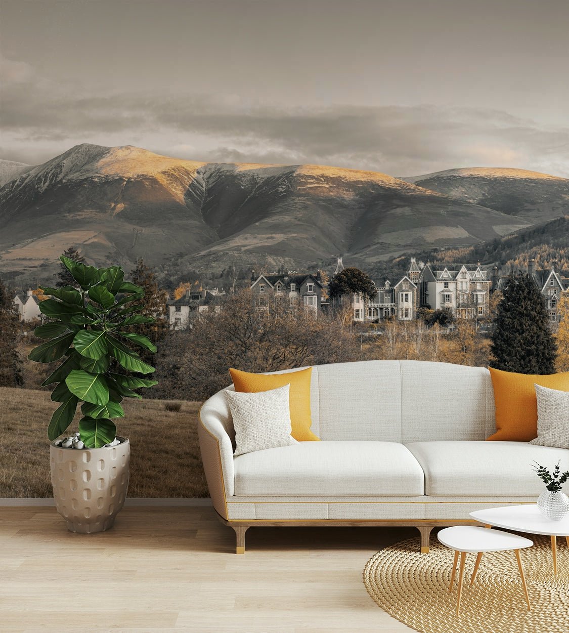 Rural landscape wallpaper for walls

