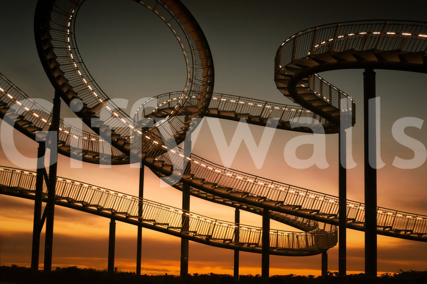 Sky Steps Wall Mural -2227112