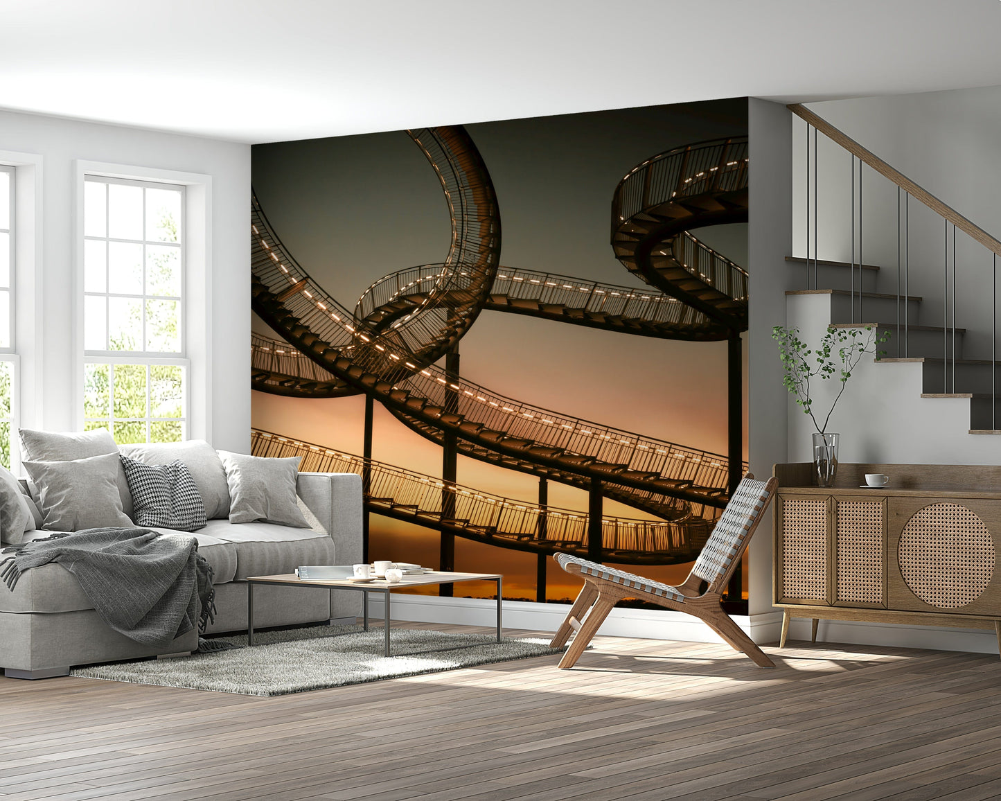Sky Steps Wall Mural -2227112
