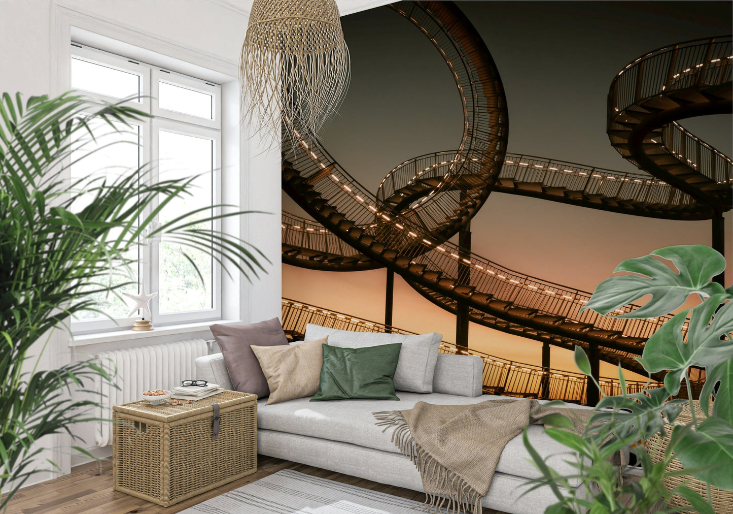 Sky Steps Wall Mural -2227112