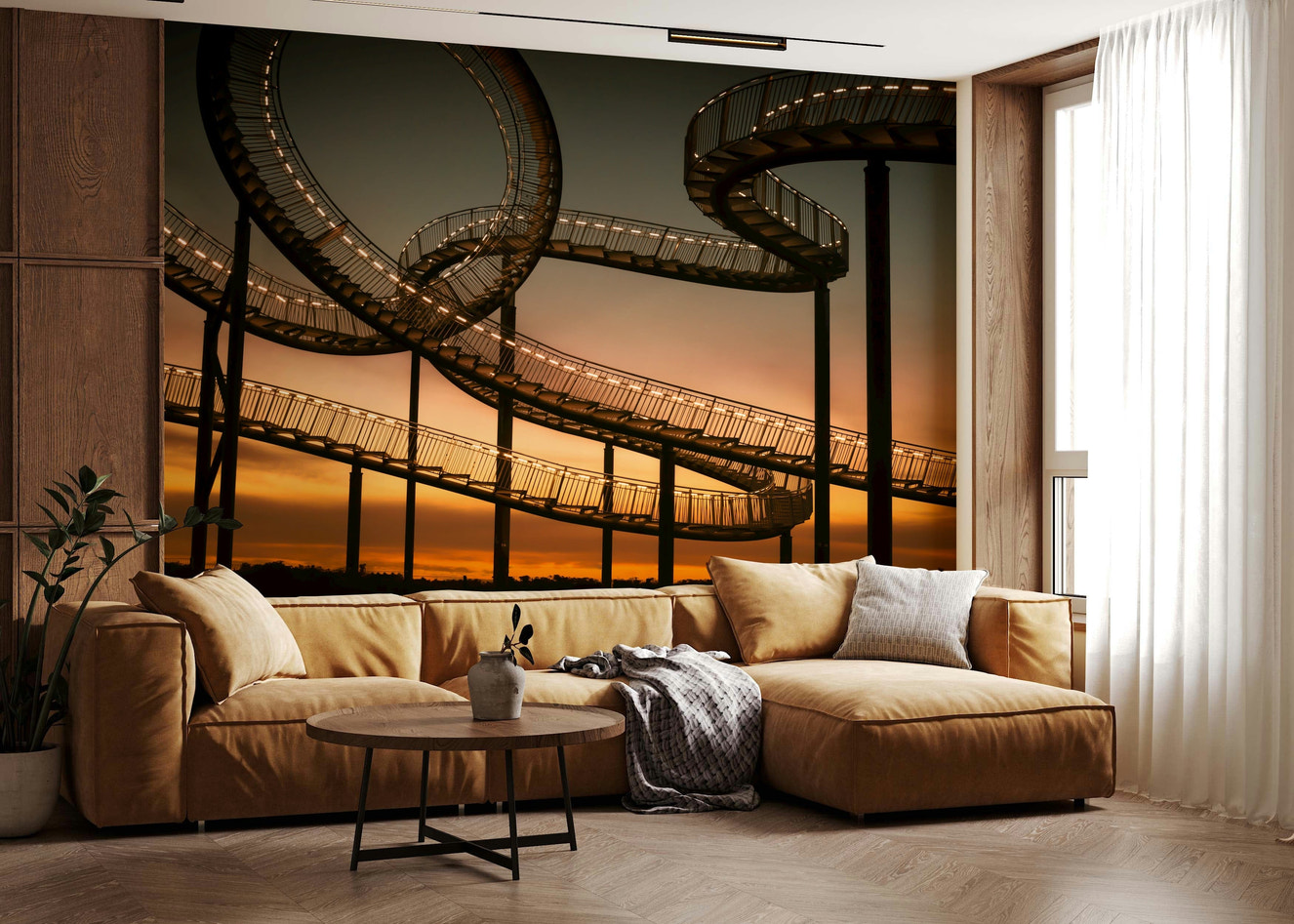 Sky Steps Wall Mural -2227112