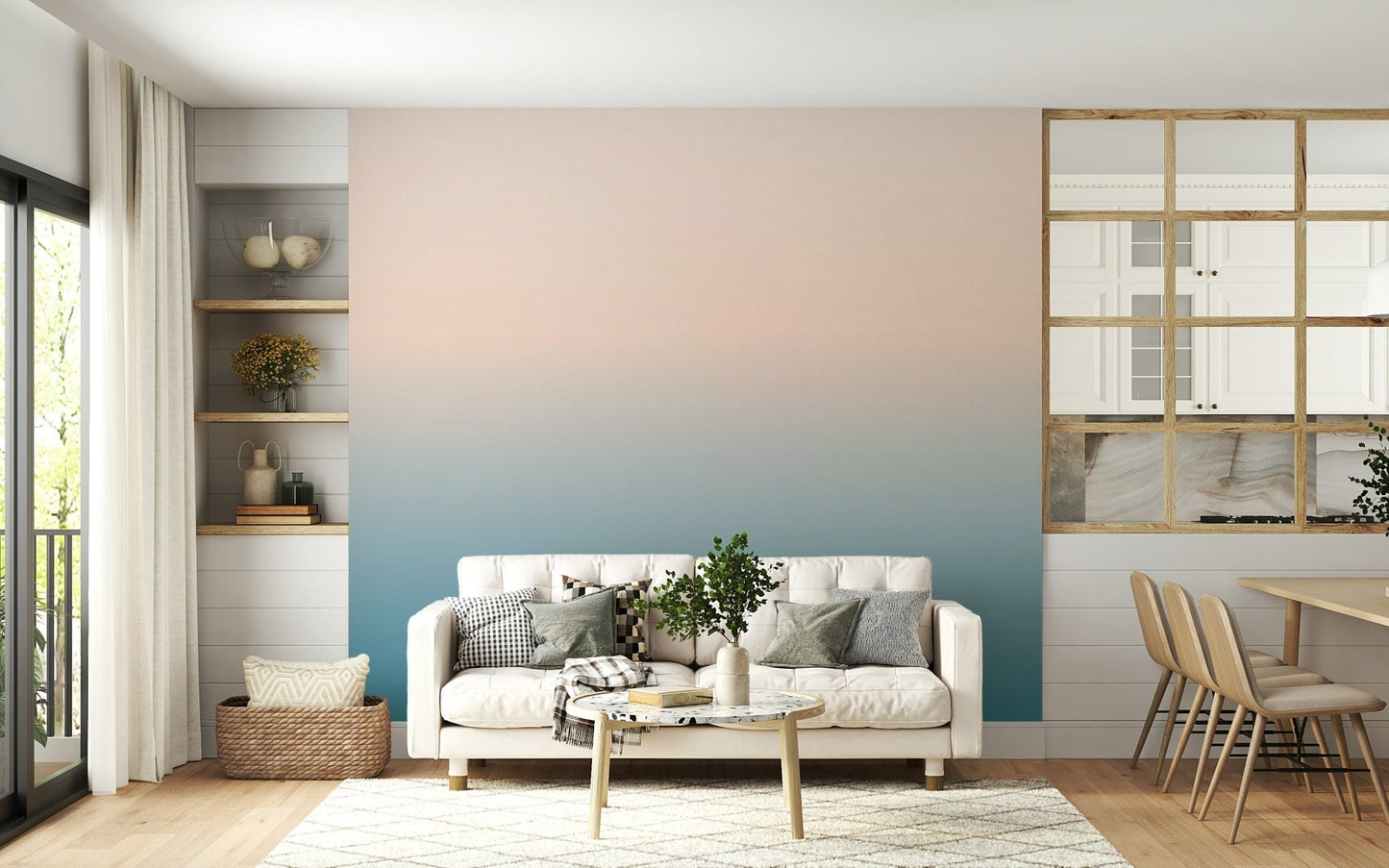 Showcase smooth horizon blend wall mural