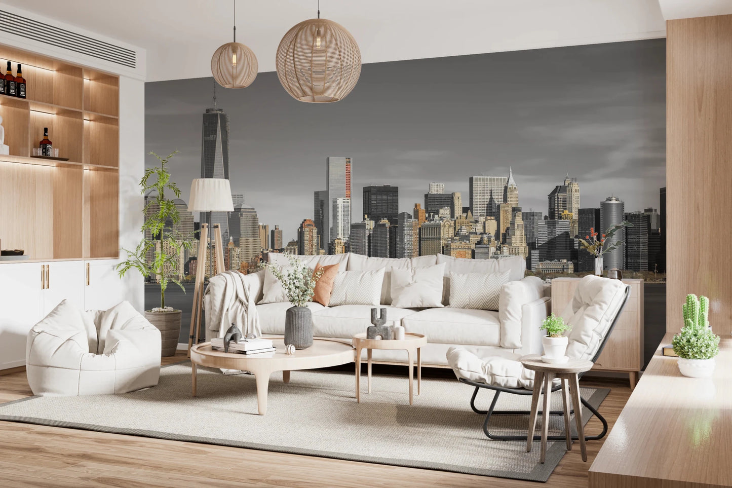 Skyline of New York City Wall Mural