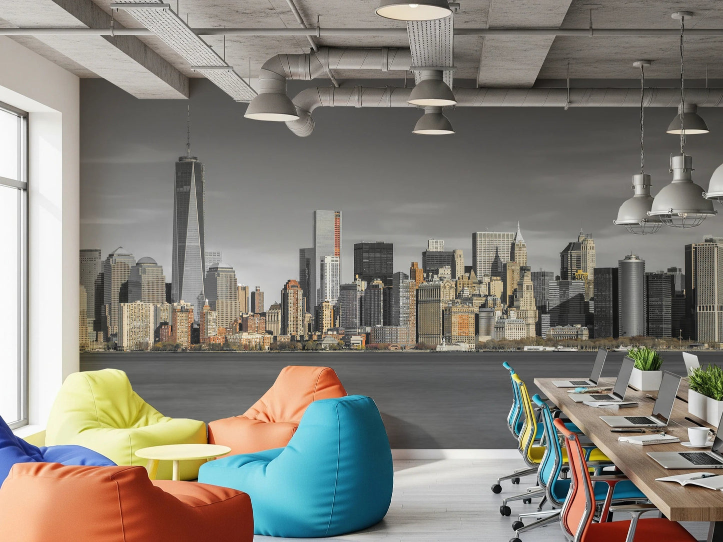 Skyline of New York City Wall Mural