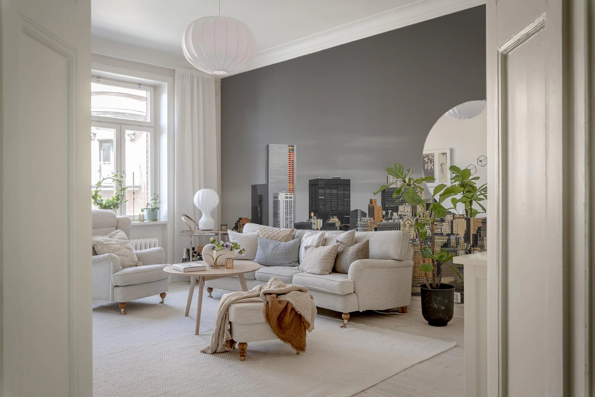 Skyline of New York City Wall Mural