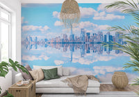 Skyline Reflection Wall Mural