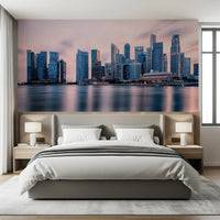 Skyscrapers at Twilight Wall Mural