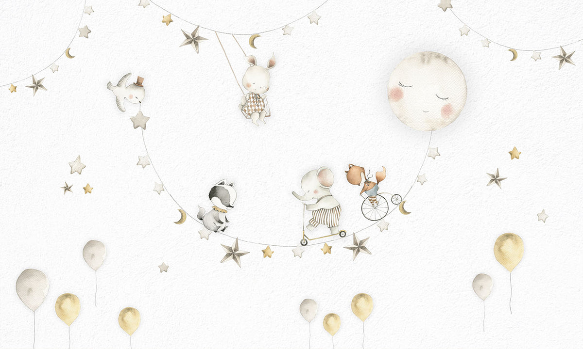 Sleeping Moon Wallpaper in your room