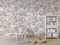 Sleeping Woodland Beige Wallpaper