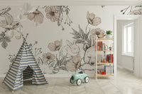 Sleeping Woodland Mural