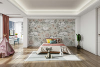 Sleeping Woodland Sage Green Wallpaper