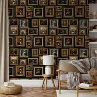 Full view of the mural on a wall.

