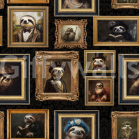 Artistic and unique animal-themed wallpaper.

