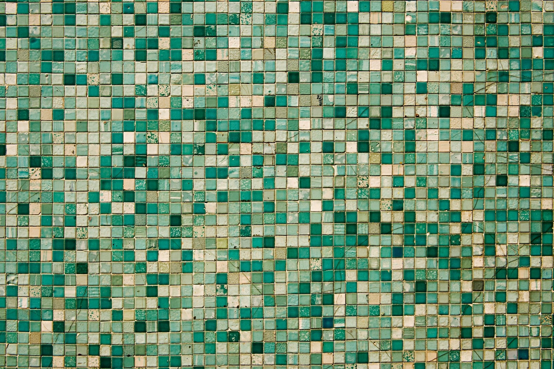 Faux Mosaic Wallpaper Mural