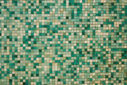 Faux Mosaic Wallpaper Mural