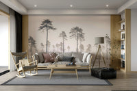 The scene evokes a feeling of quiet and peace.

