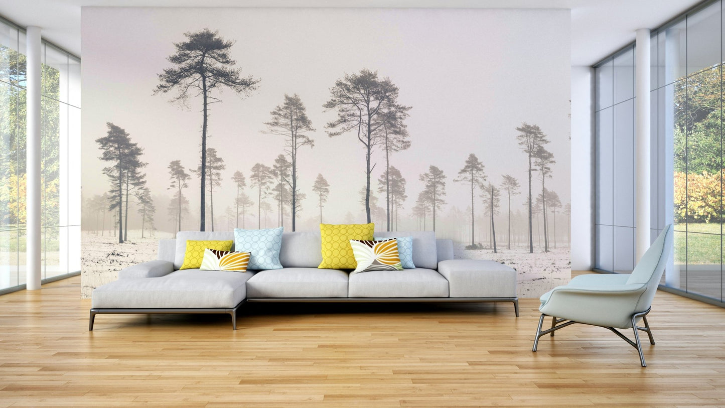 The trees are bare, suggesting winter.

