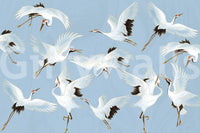 The style is painterly or a soft-focus illustration.

