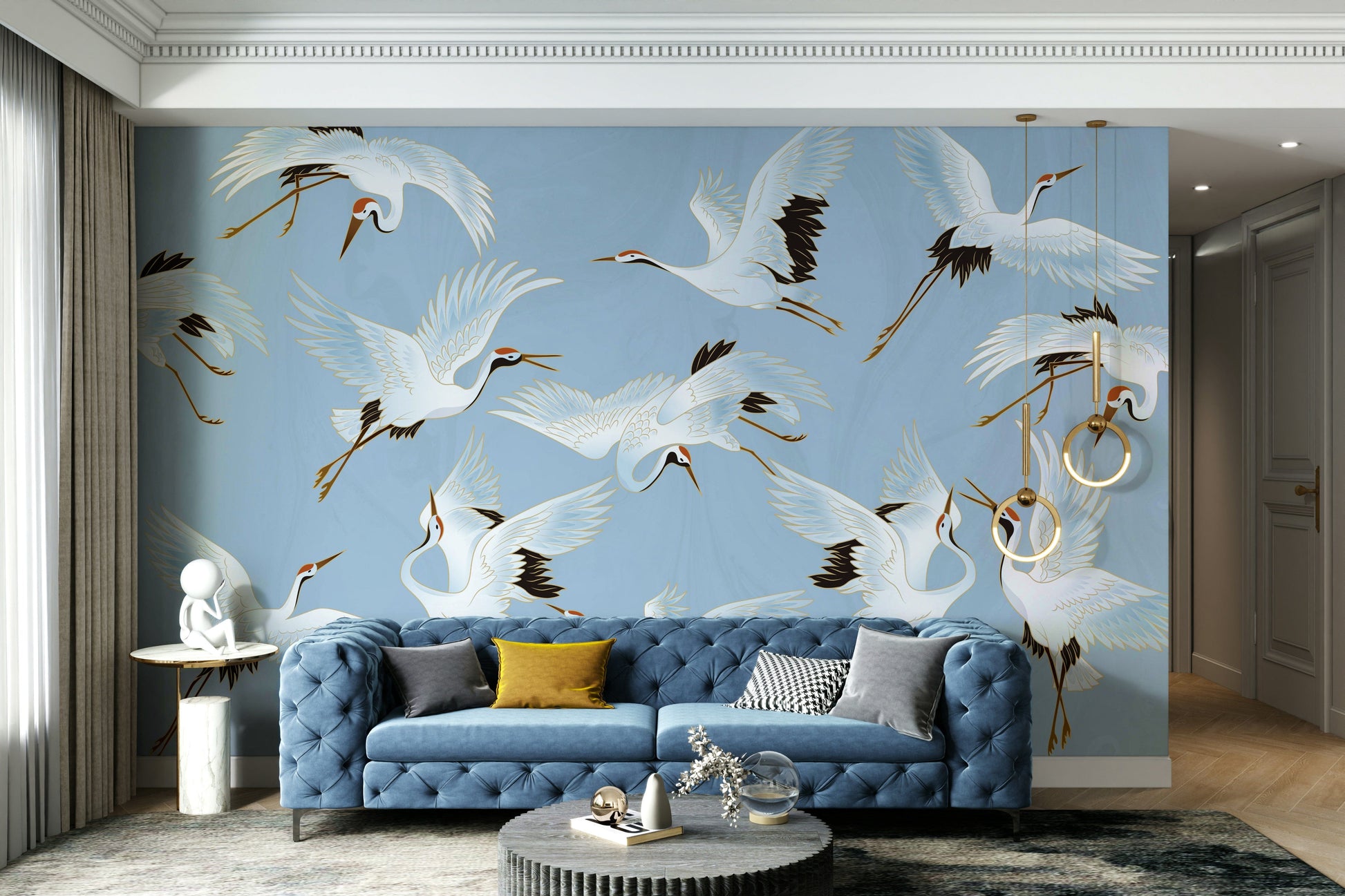 The image is suitable for a bedroom or a meditation space.

