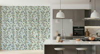 Soft Blue Floral Pattern wallpaper for walls serene bedroom accent.