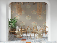 Authentic Serene Flora wall art, tranquil global inspiration.
