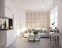 An artistic nature inspired mural for home decor.


