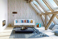 A serene artistic line wall mural for your decor.

