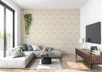 Sand Charm Softy Dèco Geometries architectural wallpaper mural art