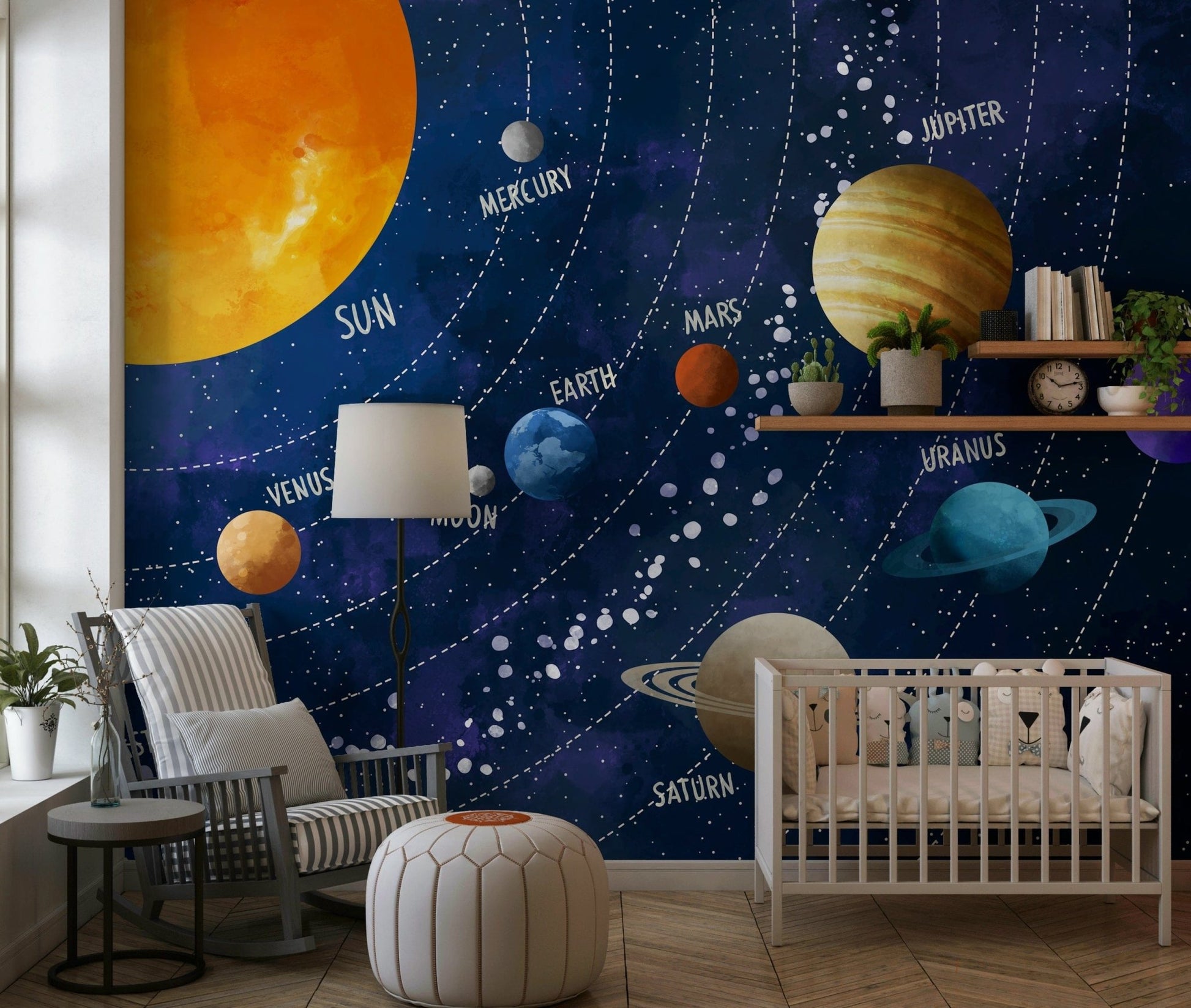 Solar System Adventure Wall Mural