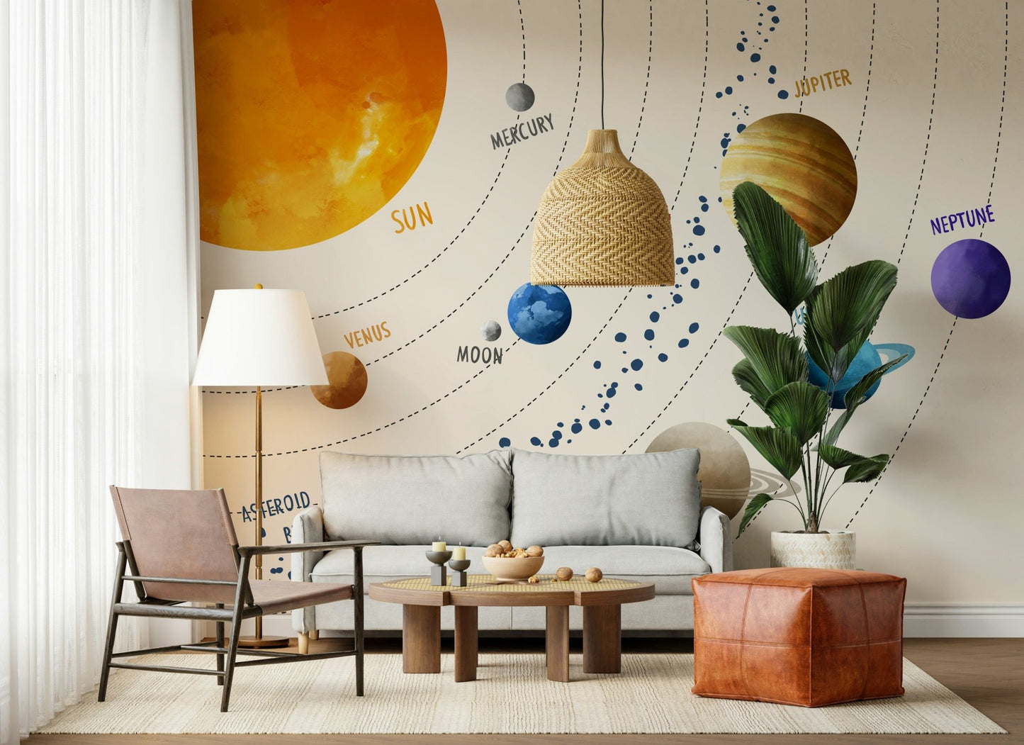 Solar System Wall Art Wall Mural