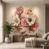 Blooming Beauty Floral Elegance Wall Mural