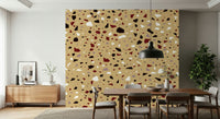 A beautiful abstract speckled wallpaper mural with subtle pattern.
