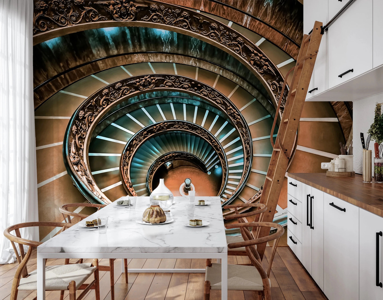 Spiral Grandeur Wall Mural
