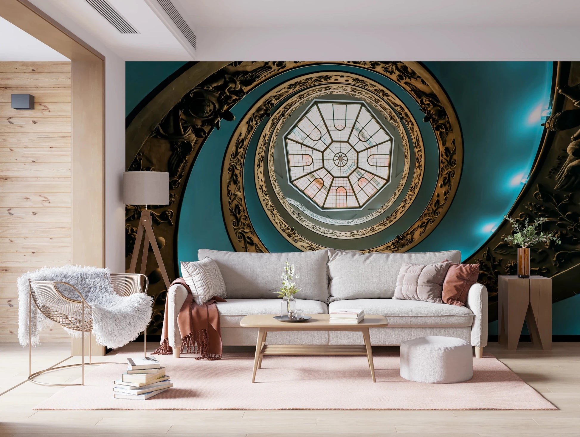 Spiraling Grandeur Wall Mural