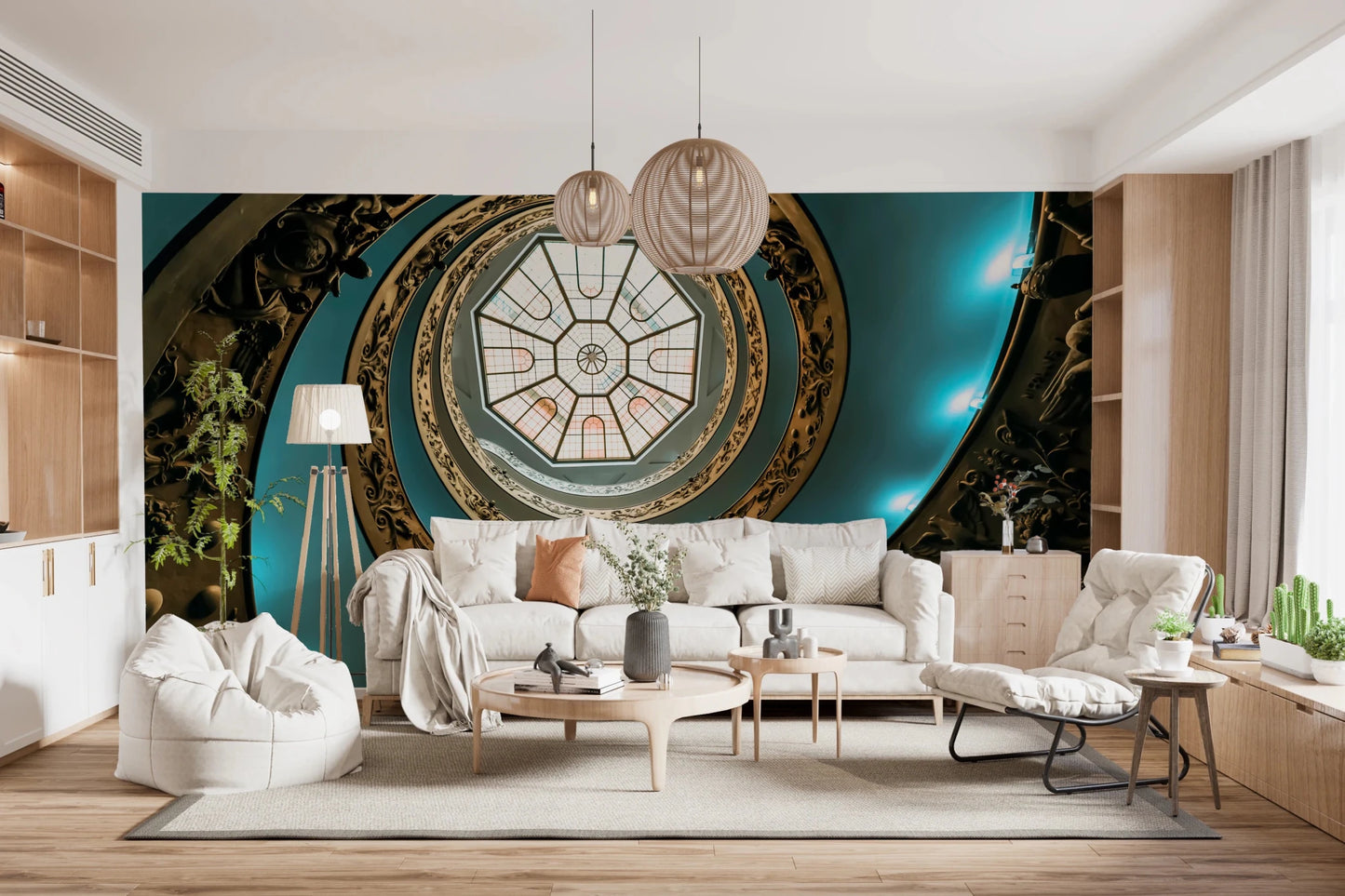 Spiraling Grandeur Wall Mural