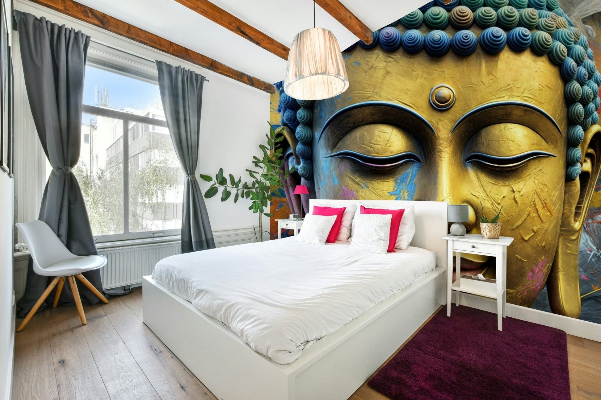 The style is artistic and modern.

